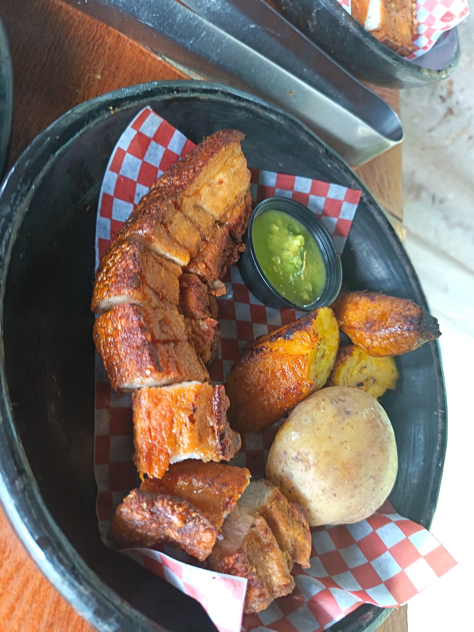 Plato típico en Los Andariegos