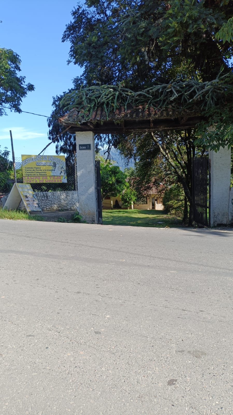 Paisaje en Los Andariegos